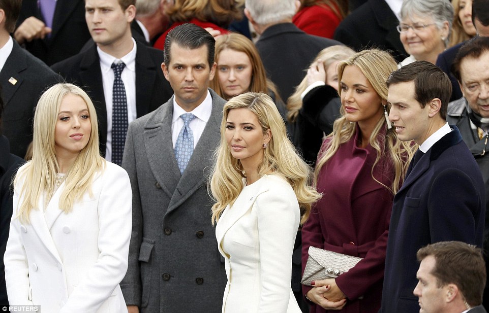 Ivanka trump nixes don jr girlfriend in tiffany baby shower pics