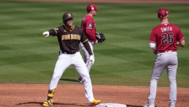 Sf giants top prospect eldridge hits 450 homer in cactus league debut