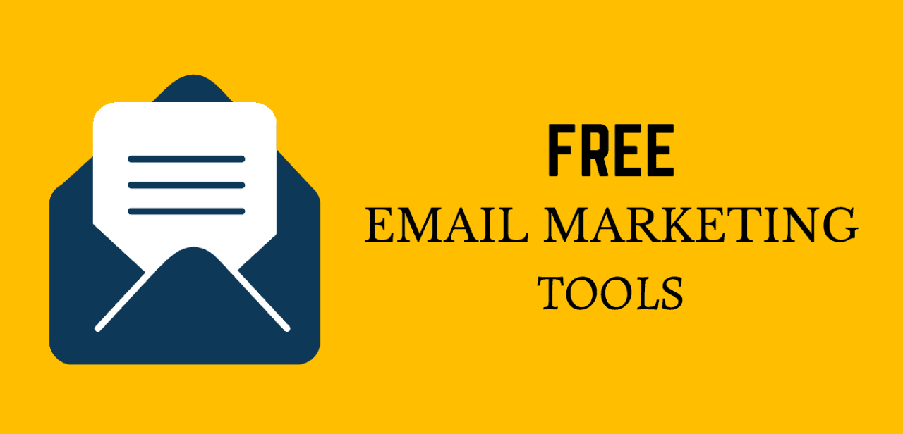 Free email marketing tools