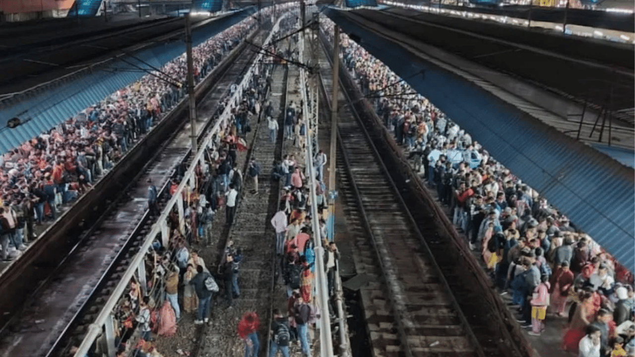 At least 18 dead in new delhi train station stampede