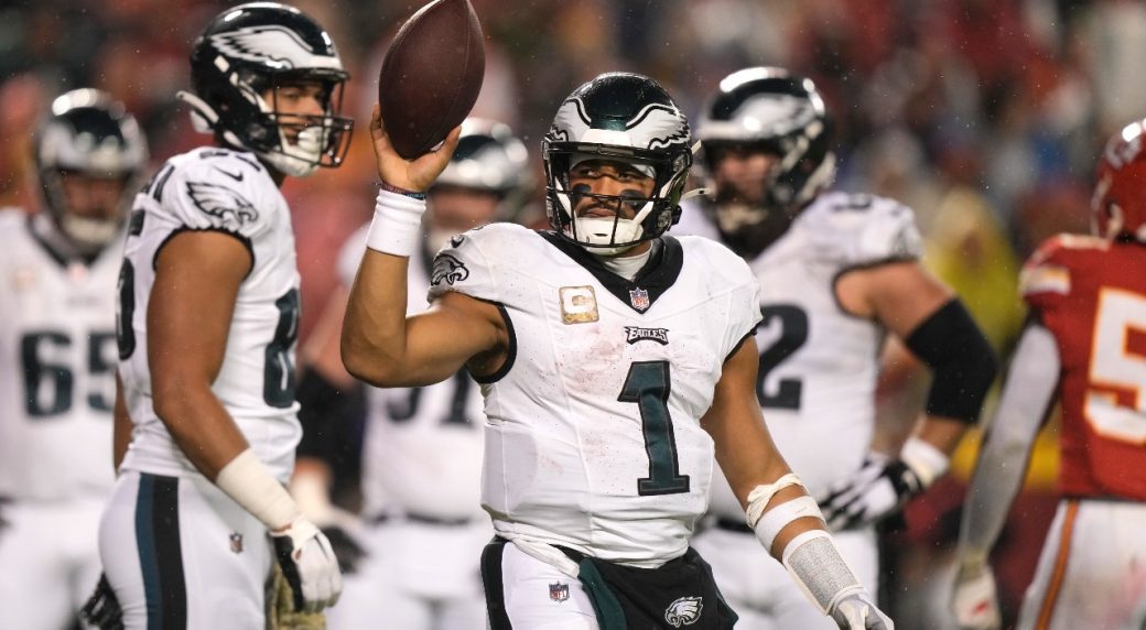 Hurts so good eagles dominate chiefs on both ends to super bowl lix