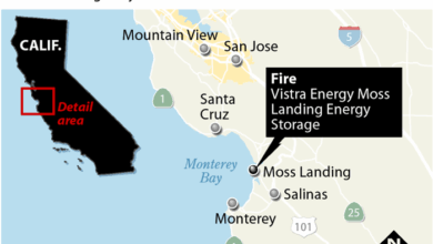 Moss landing battery fire renewable energy industry