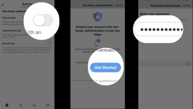 Steps to set up app based 2fa on twitter