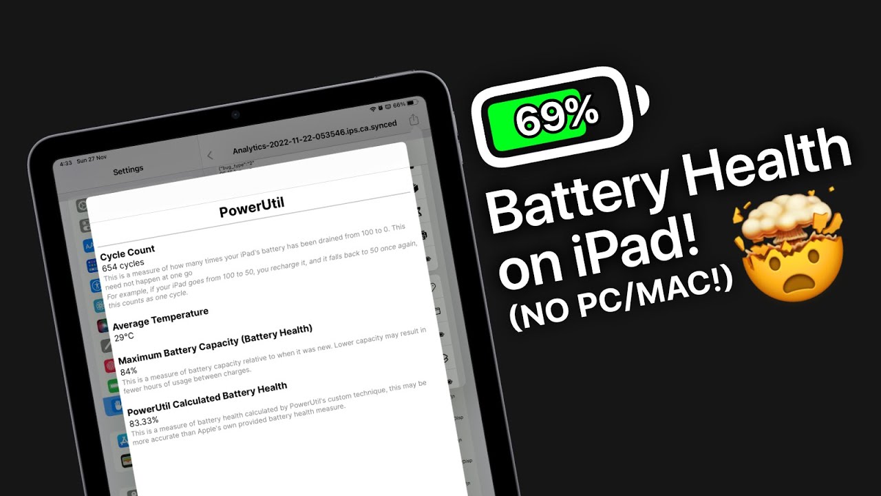 Iphone ipad macbook battery health