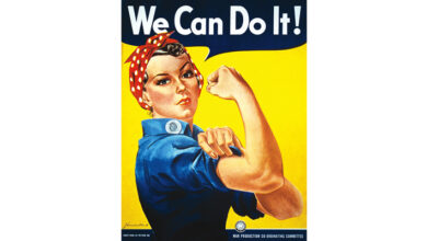 Trump anti dei rosie riveter world war ii history