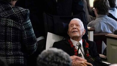 Jimmy carter funeral five presidents