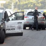 San rafael officer intercepts fleeing suspect on highway 101