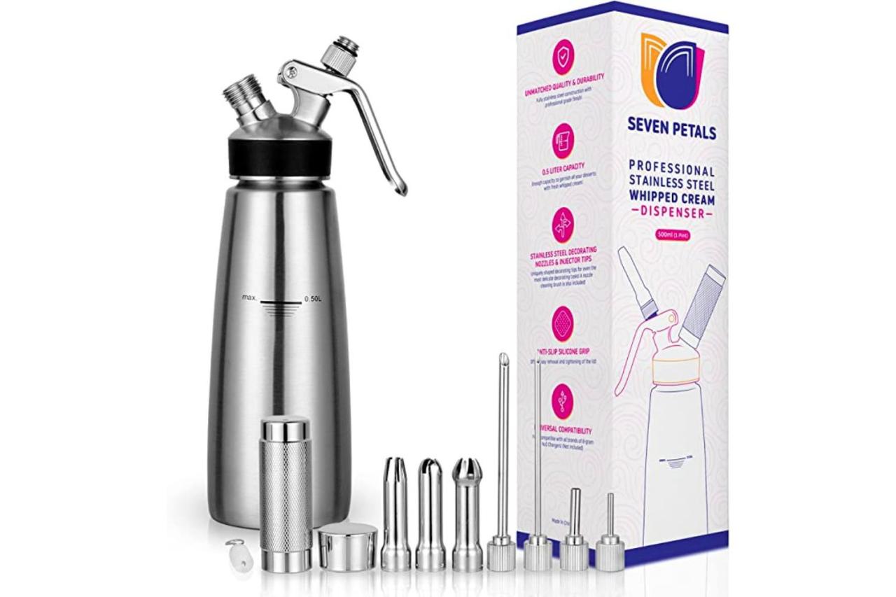 Cream whipped dispenser dispensers artisanal not Best whipped cream dispenser