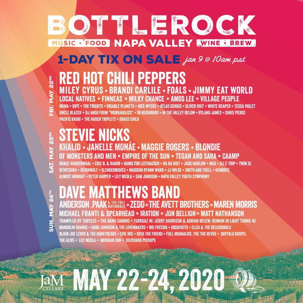 Bottlerock napa valley afterdark concert serie lineups