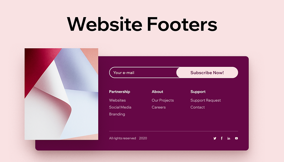 Best 20+ Website Footer Examples and Strategies Best 20+ Website Footer Examples and Strategies