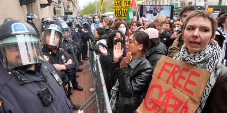 Students protest as uc system reports visas revoked for some 50 international students