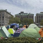 Students protest trump palestine arrests