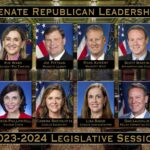 Letters state gop leader head sand
