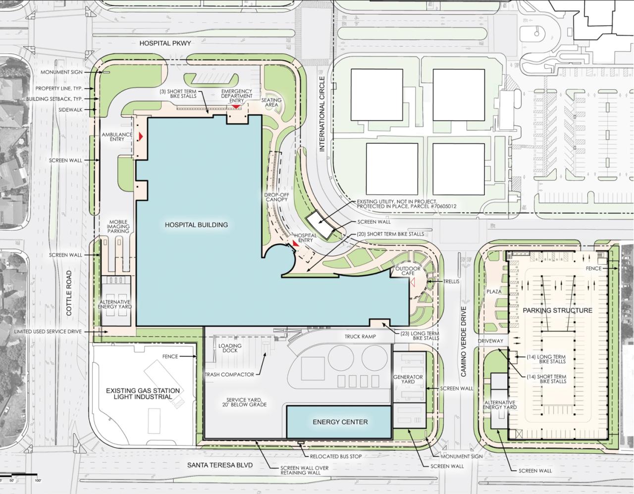 San jose kaiser property develop hospital water great oaks build