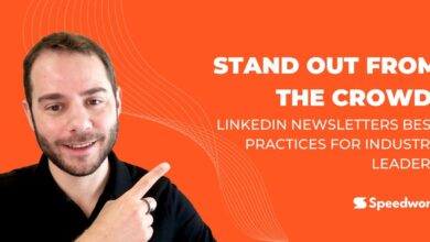 Newsletter practices email template design marketing masthead b2b top six business community graphics