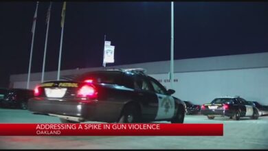 Oakland police officers exchange gunfire with armed man