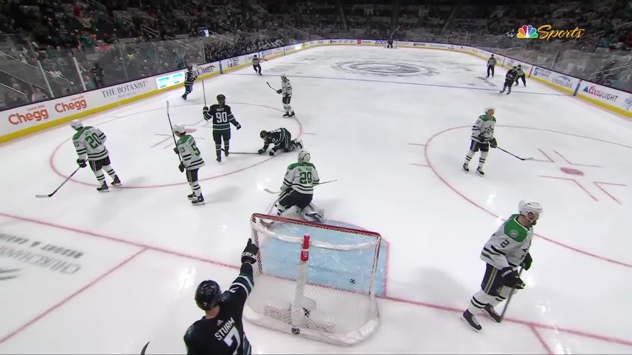 San jose sharks dallas stars klim kostin mikael granlund