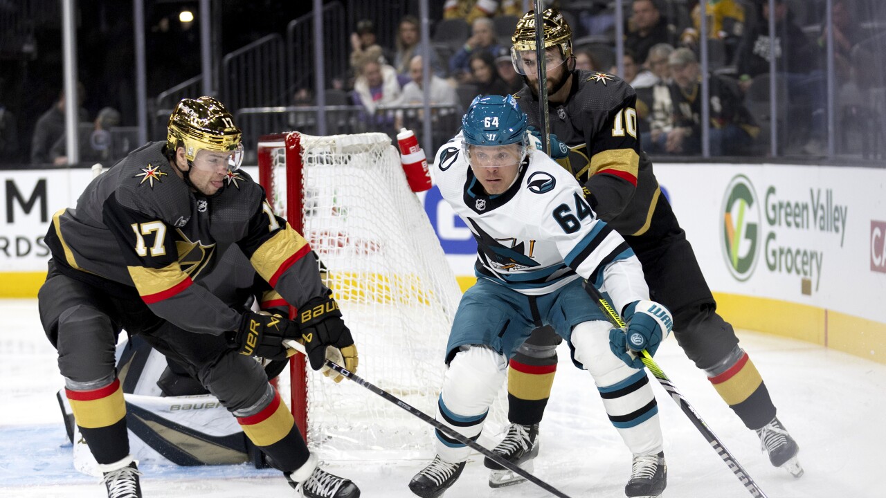 Macklin celebrini and san jose sharks beat lose to vegas golden knights